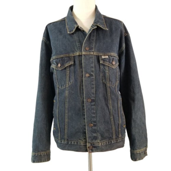 Levi's Other - Levi's Signature Jacket men's XL extra Large blue denim trucker cotton retro